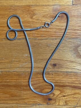 Vintage Silver Snake Chain